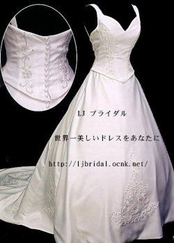 画像1: LJプリンセス♪高品質ウェディングドレス7点★刺繍♪オーダー無料e-34