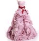 本格挙式2014春新作ピンク紫カラードレス4点サイズオーダー無料 編み上げ マタニティ対応 本格結婚式ドレス