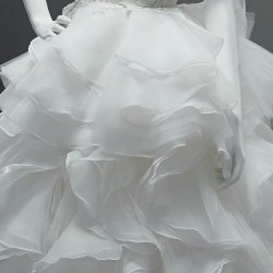 画像4: LJすっごい綺麗プリンセス高品質刺繍レースウェディングドレス