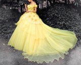 画像: LJ黄色プリンセスライン豪華写真通り可愛いオーダー無料衣装