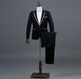 画像: jnw007d新品 メンズ 紳士 礼服 声楽 セットアップ 上下２点 スーツセット?上着ズボンセット ボルドー  ブラック（黒）S M L XL 2XL 