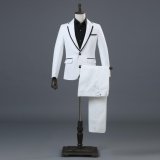 画像: jnw007a新品 メンズ 紳士 礼服 声楽 セットアップ 上下２点 スーツセット?上着ズボンセット ボルドー ホワイト S M L XL 2XL 