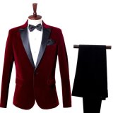 画像: jnw011b新品 メンズ 紳士 礼服 声楽 セットアップ 上下２点 スーツセット?上着ズボンセット ボルドー  レッド（赤）S M L XL 2XL 