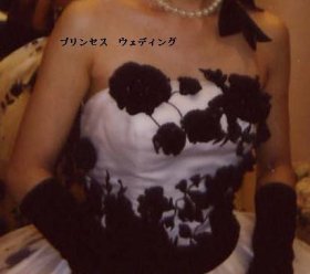 画像: LJウェディングドレス7点刺繍オードリー・ヘプバーン風オーダー　ハワイ結婚 本格挙式　薔薇満載