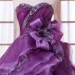 画像4: LJ#濃い紫#カラードレス#結婚式#ハワイ#二次会#オーダー#発表会#本格結婚式ドレス
